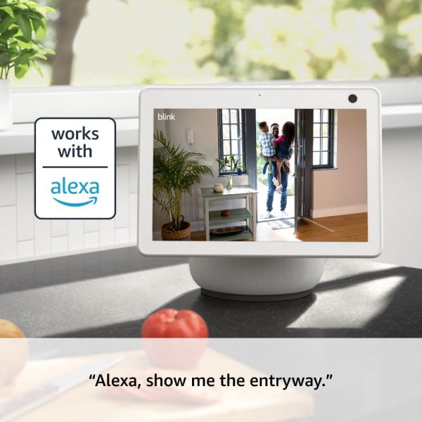 Blink Mini 2 — Plug-in smart security camera, HD night view in color, built-in spotlight, two-way audio, motion detection, Works with Alexa (White) - Image 6